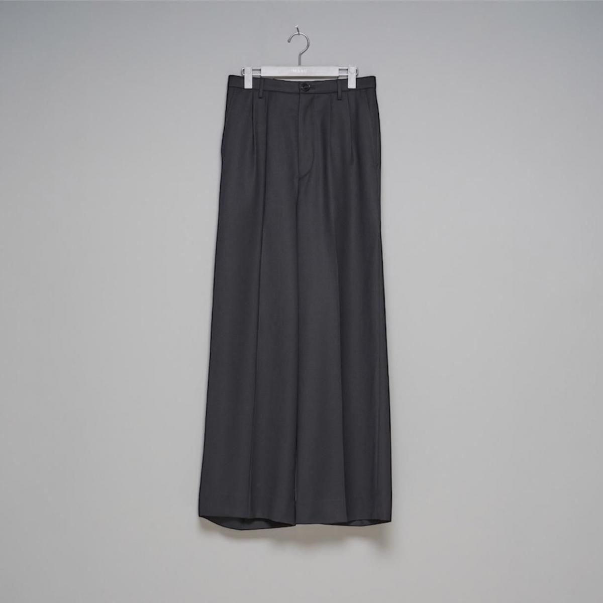 MASU / TUCKED WIDE TROUSERS-MASUの通販EQUAL