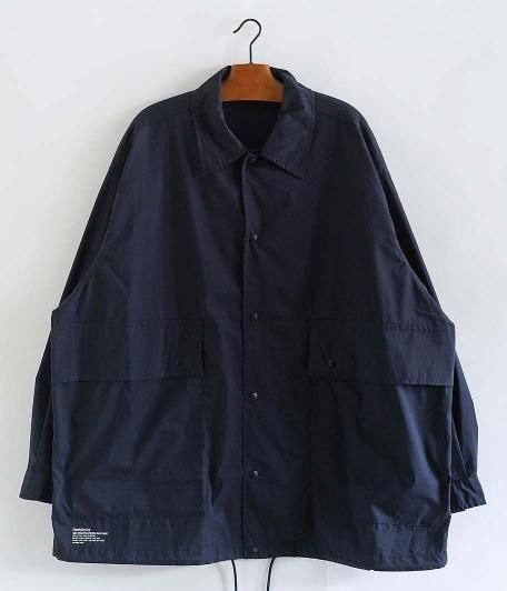 Fresh Service SIDE POCKETS STRETCH OVER SHIRT [NAVY] - Fresh