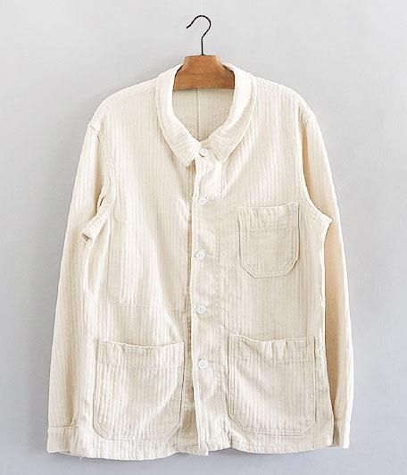 ヘリンボーンツイルフレンチワークジャケット [One Wash] - Fresh