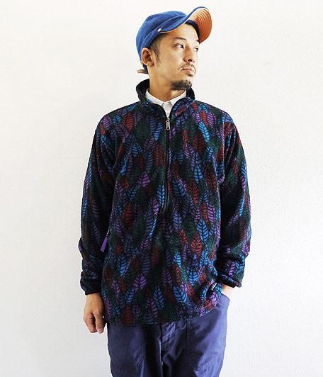90's Patagonia リーフ柄ハーフジップフリースジャケット - Fresh