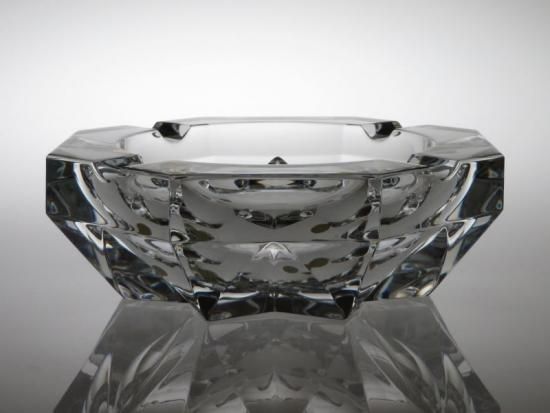 バカラ 灰皿 ○ アッシュトレイ クリスタル 重厚 ヴィンテージ 八角形