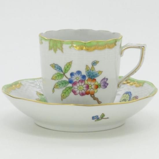 ヘレンド カップ&ソーサー□ヴィクトリアブーケ C&S 蝶々 1客 HEREND 1