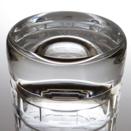 バカラ 花瓶 ○ 一輪挿し フラワーベース 20cm ヴェース ライン カット