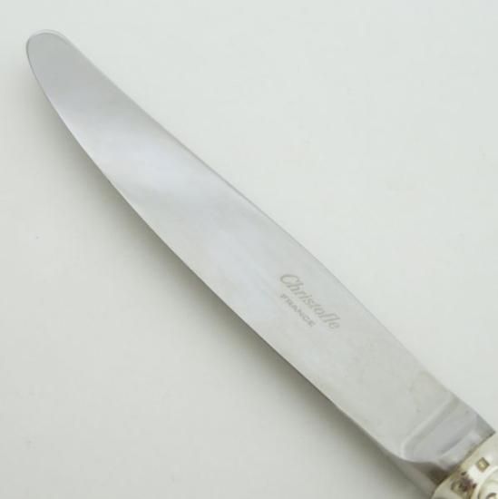 クリストフル ナイフ ○ マルリー テーブル ナイフ 24.5cm シルバー 銀