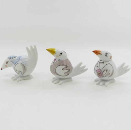 マイセン 置物□コミックバード ウェディング フィギュリン インテリア