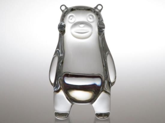 バカラ フィギュリン ○ くまモン 11cm 置物 インテリア クリア
