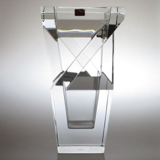 バカラ 花瓶 ○ アーキテクチャー フラワー ベース ヴェース 23.5cm