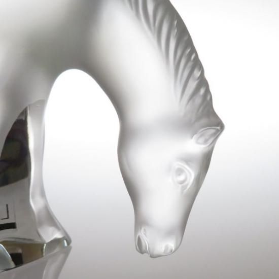 ラリック フィギュリン ○ ウマ 動物 置物 馬 オーナメント クリスタル