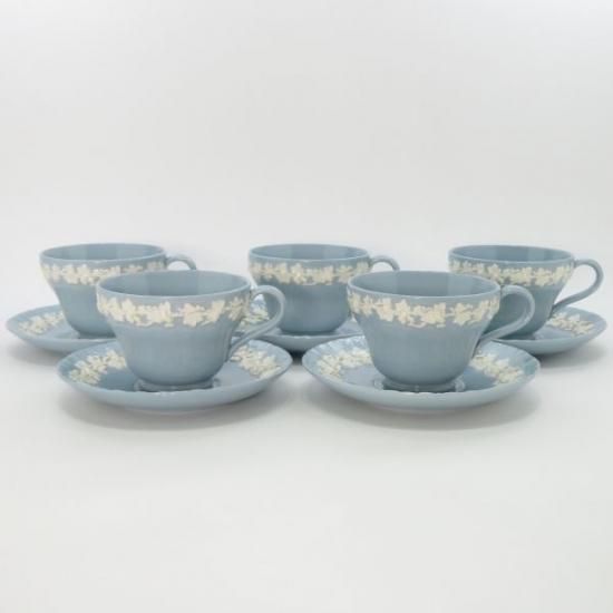 ウェッジウッド カップ＆ソーサー□クイーンズウェア クリーム on