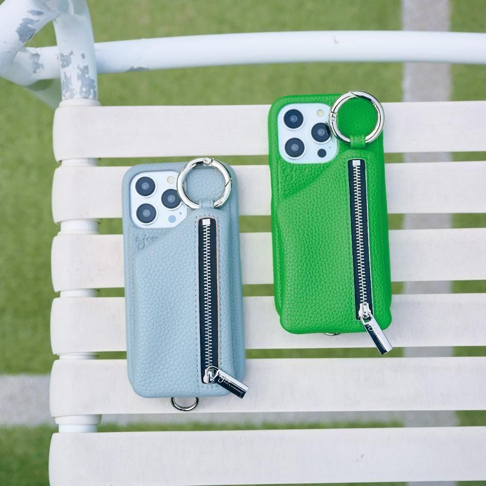 cadenas zipphone case | iPhone13 / mint - ajew