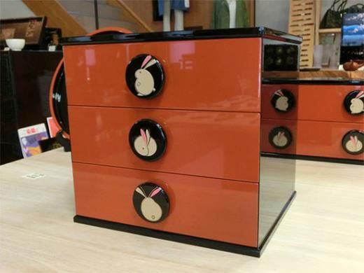 会津塗り 萩にうずら 漆器 タンス 【公式通販】