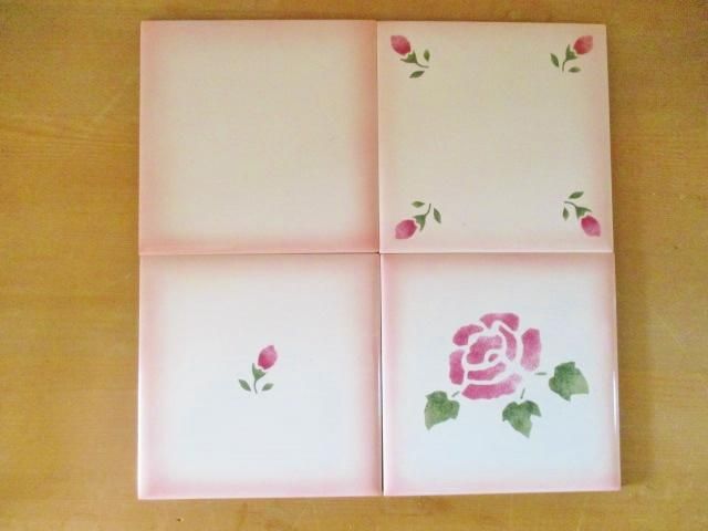 マニーローズ オリジナルタイル（ローズ） - 「フランス雑貨マニー