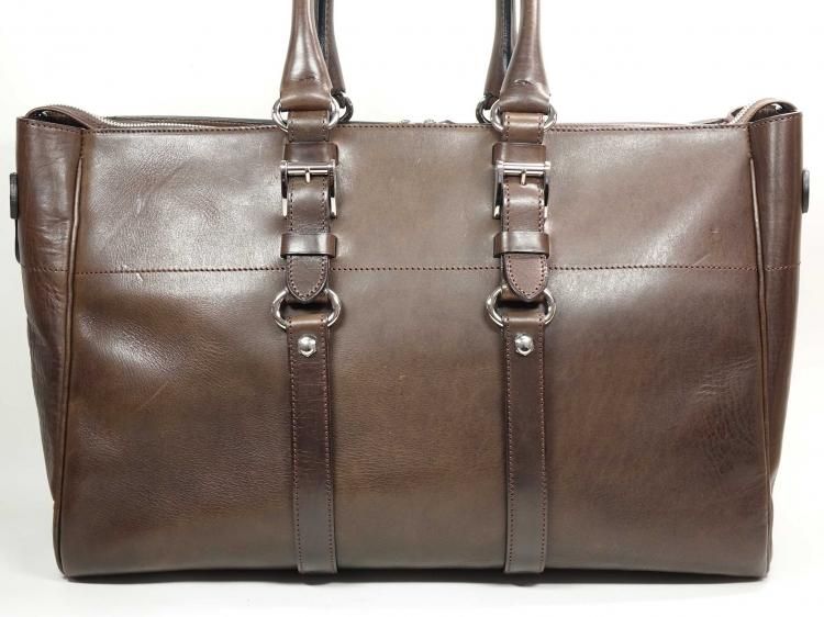 希少品】万双トートブリーフ ボルドー 希少品】万双トートブリーフ