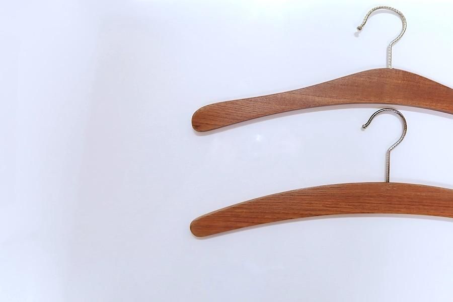 チークのハンガー 5本セット スウェーデン 北欧ヴィンテージ 北欧雑貨