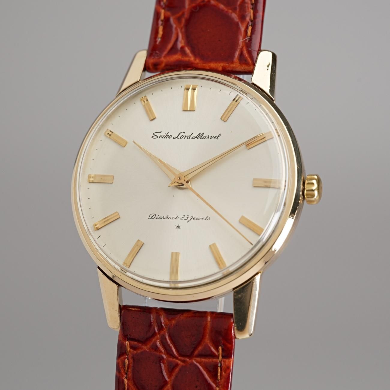 1963年製 アンティーク セイコー ロードマーベル 15027 手巻 14GF 筆記