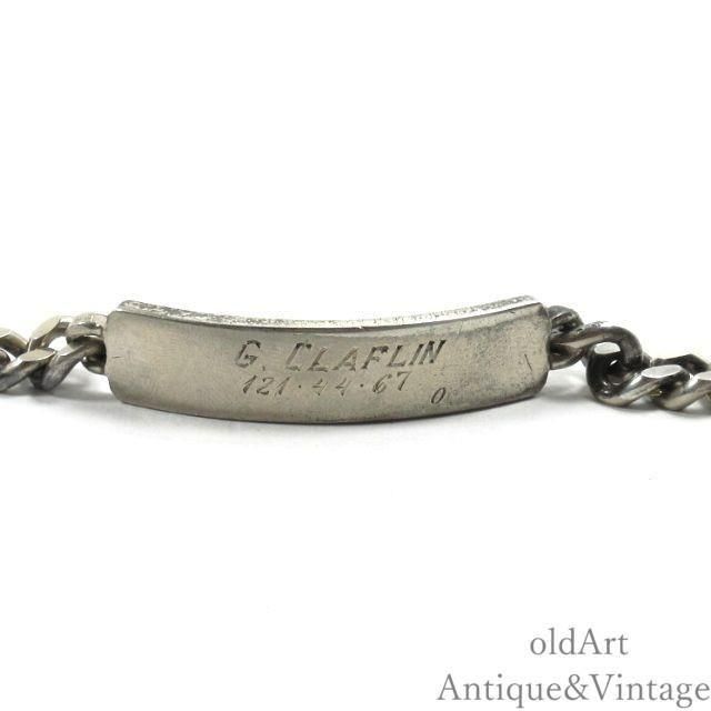 1940-50年代 USA アメリカ ヴィンテージ ID タグ メンズ 重厚
