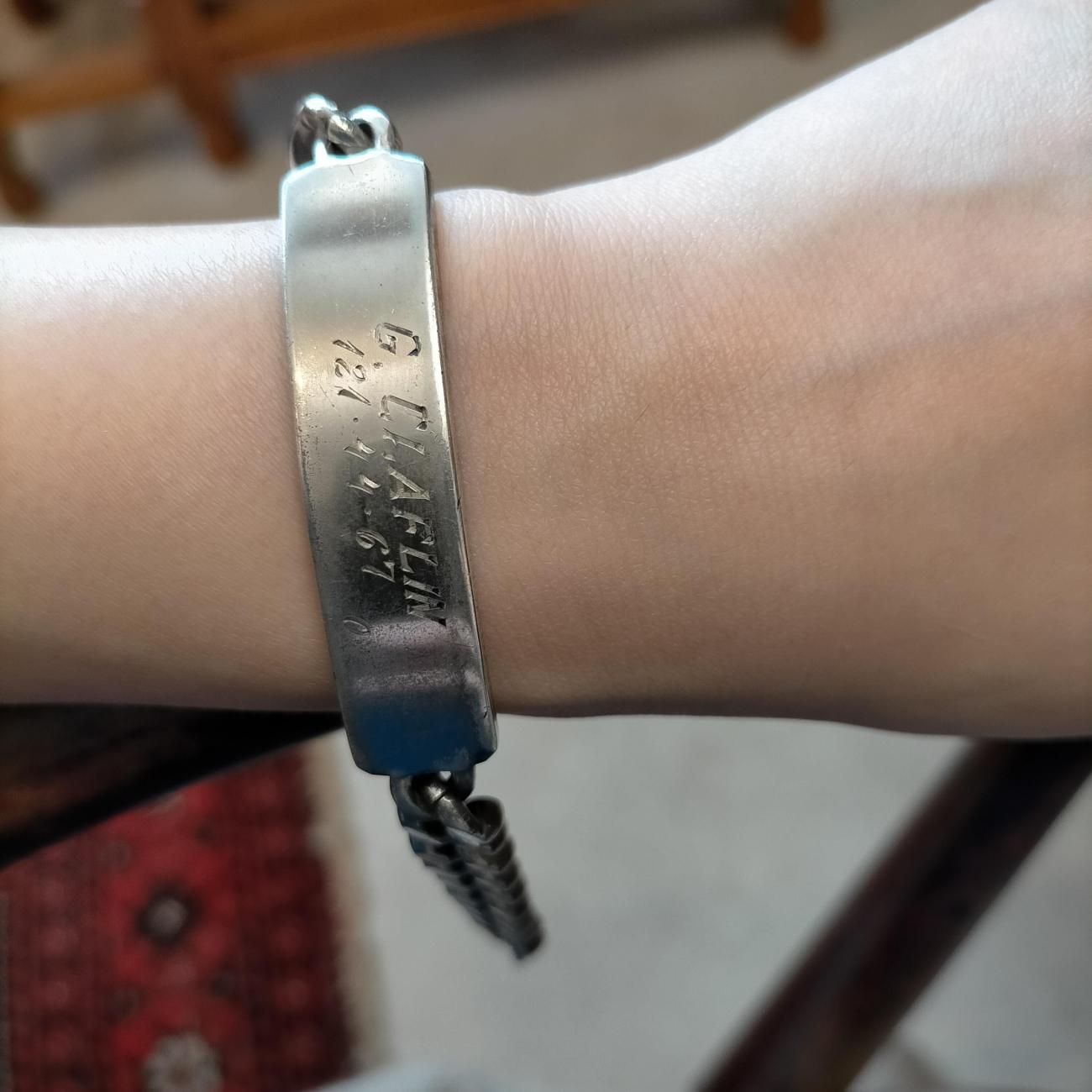 1940-50年代 USA アメリカ ヴィンテージ ID タグ メンズ 重厚