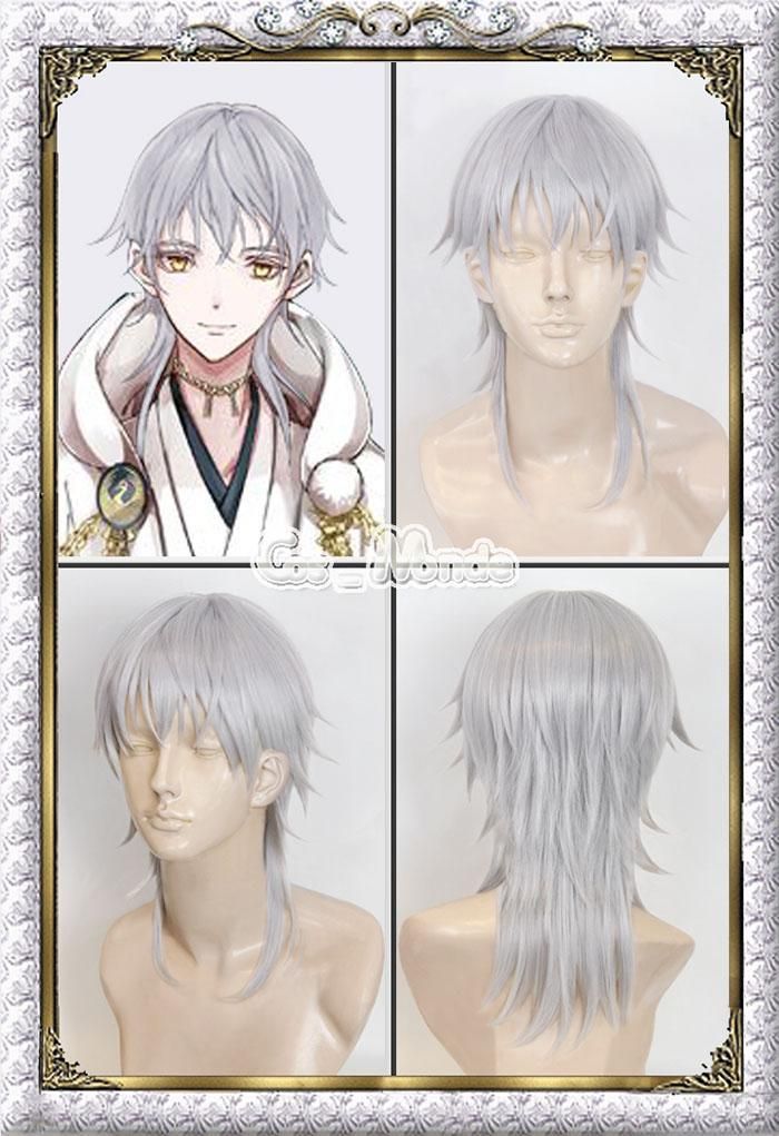 刀剣乱舞 鶴丸国永 コスプレウィッグ