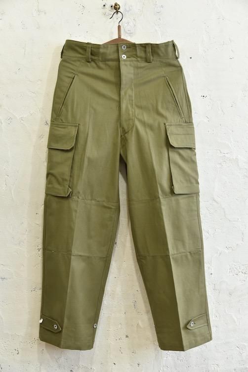 1950's フランス軍 M47 メタルボタン カーゴパンツ 前期タイプ size33