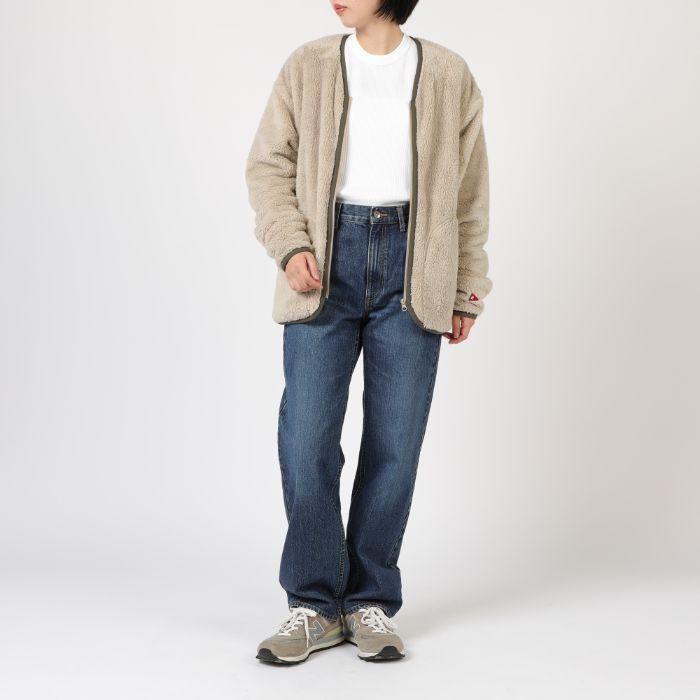 シェルパフリース ジップカーディガン長袖