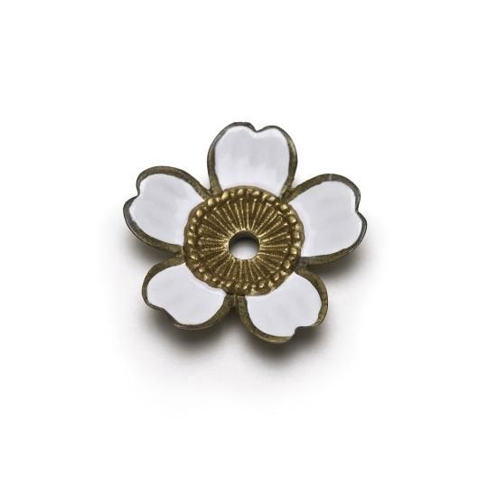 銅 香立 桜（彩色・大） - 清課堂オンラインストア