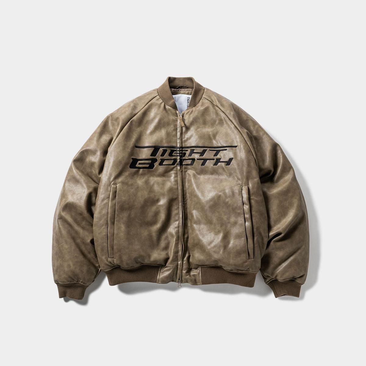 ADRENALINE LEATHER DOWN JKT (TIGHTBOOTH x SEEDA) - SHRED