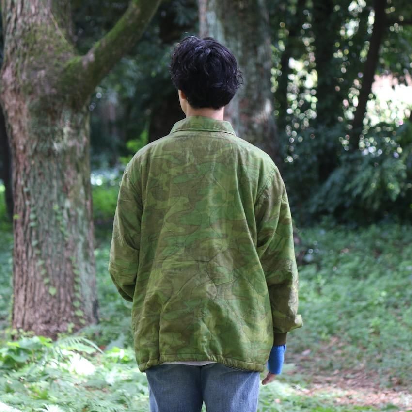 77circa｜77サーカ｜circa make camo poncho coach jacket - RAY COAL