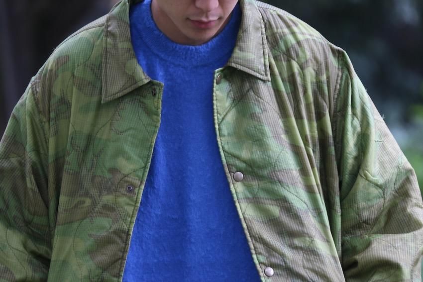 77circa｜77サーカ｜circa make camo poncho coach jacket - RAY COAL