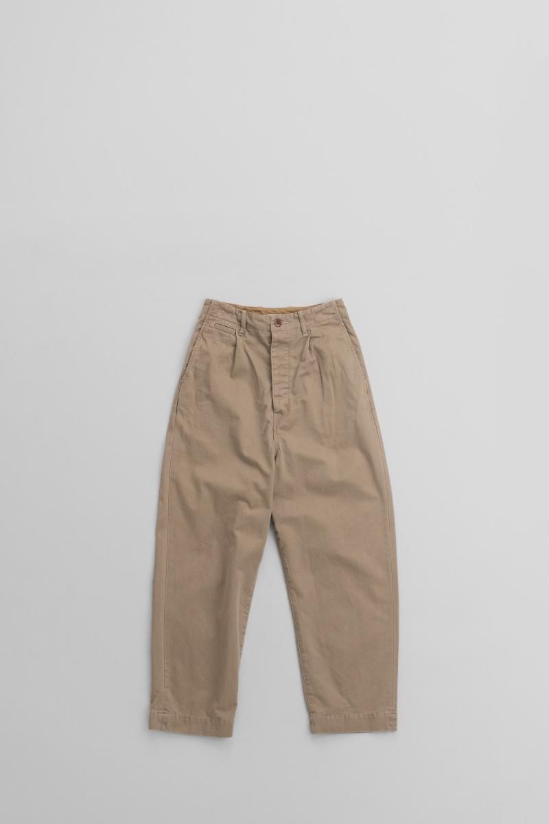KAPITAL][キャピタル][チノ ハイウエストニームパンツ][EK-763LPA][BE]