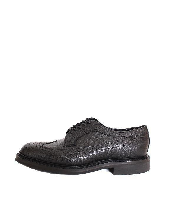 別注モデル SANDERS サンダース 2714 ブラック ウィングチップシューズ