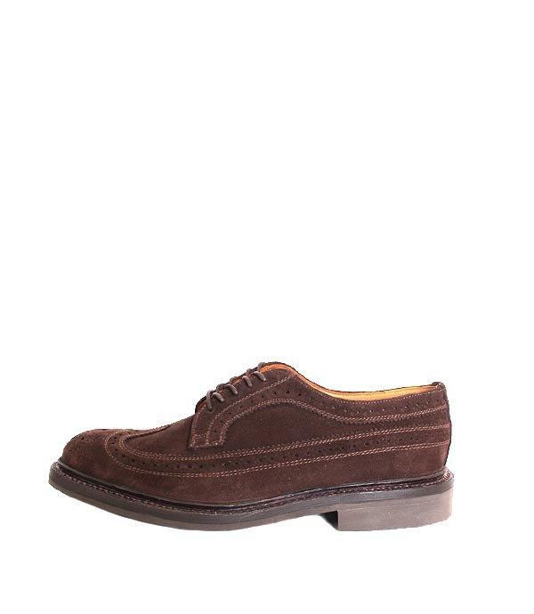 別注モデル SANDERS サンダース 2714 ブラウン ウィングチップシューズ