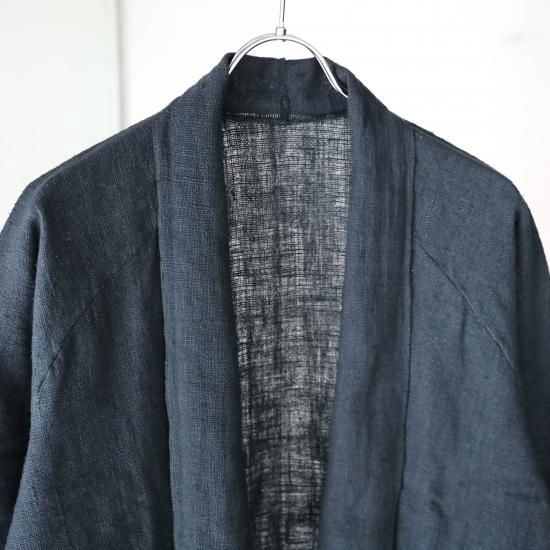 MITTAN SNチャルカkalaコットンジャケット - 藍×鬱金×墨 - PURAS