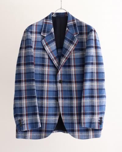 NEAT Neru Check Locksmith Jacket - BLUE - PURAS