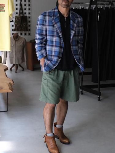 NEAT Neru Check Locksmith Jacket - BLUE - PURAS