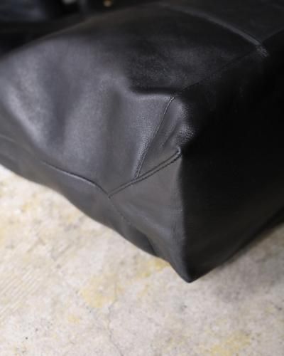CCU DAILY TOTE BAG L/COW SKIN - BLACK - PURAS