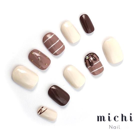 とろ～りチョコネイル- ネイルチップ専門店ミチネイル