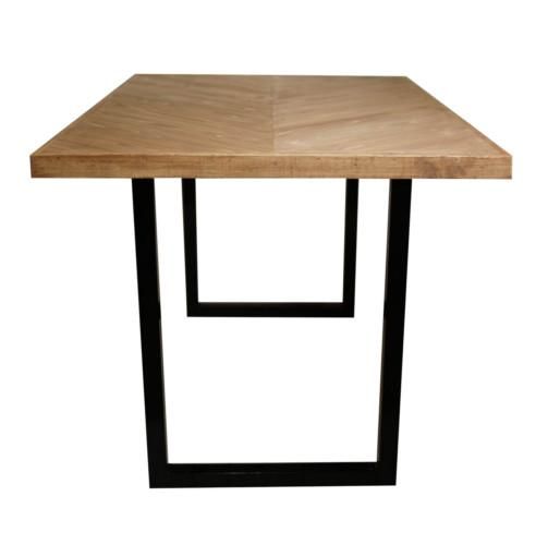 Square pipe ダイニングテーブル | ヘリンボーン - albero39 長く