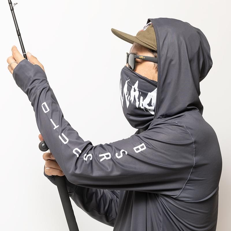 オーバスライブ×バサーズユナイテッド/UV ドライシャツ [ダークグレイ