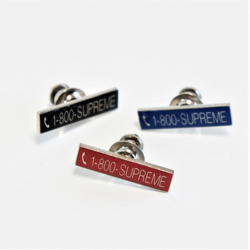 Supreme 1-800 Pin - Supreme 通販 Online Shop A-1 RECORD