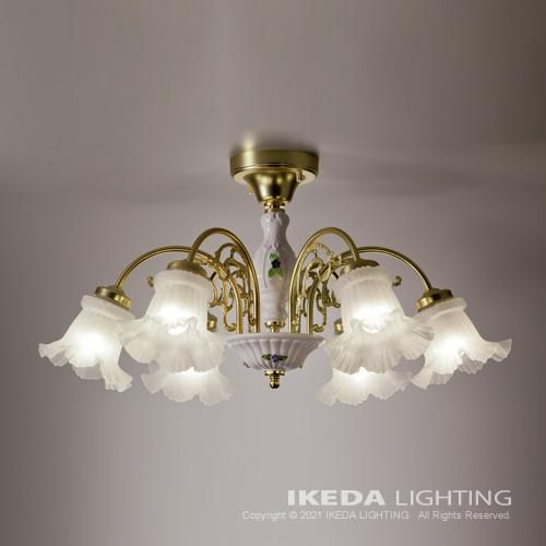 クエンカシリーズ スペイン製 6灯シャンデリア | イケダセレクション