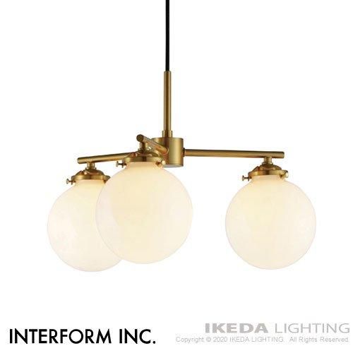 Riquet 3 （ホワイト） リケー3 ペンダントライト ｜ インターフォルム