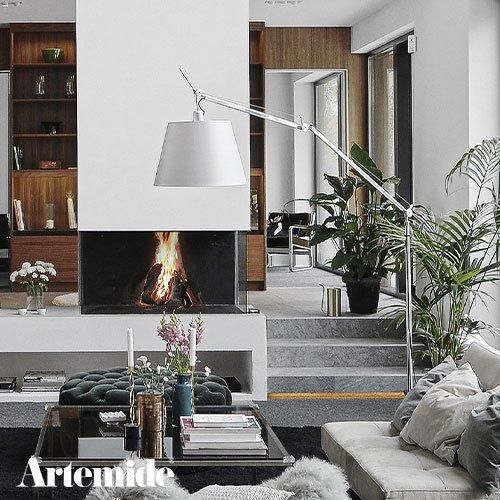 Tolomeo Mega Floor （Grey Satin） ｜ Artemide アルテミデ 【 IKEDA