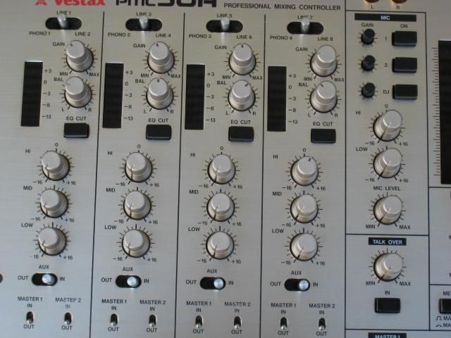 VESTAX PMC-50A 全ロータリーフェーダー新品良品パーツ交換品