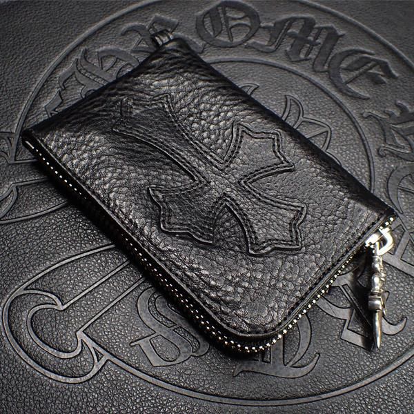 CHROME HEARTS (クロムハーツ) タイニー ジップ ウォレット /クロス