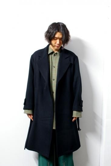 stein(シュタイン)/OVERSIZED LESS COAT/Black 通販 取り扱い-CONCRETE