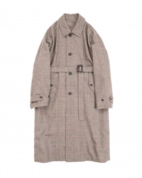 stein(シュタイン)/OVERLAPPED BALMACAAN COAT/Glen check 通販