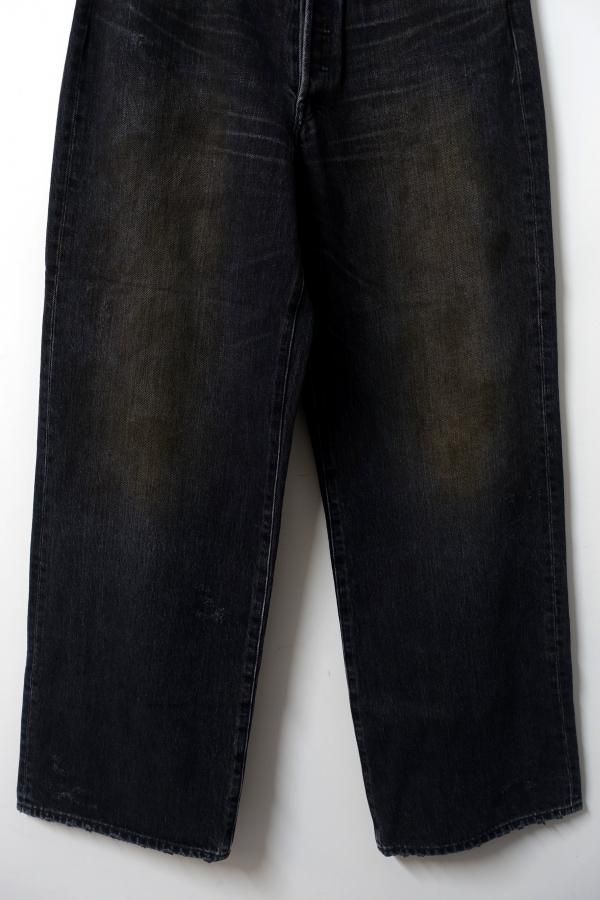 ssstein(シュタイン)/LOOSE DENIM JEANS/BLACK 通販 取り扱い-CONCRETE