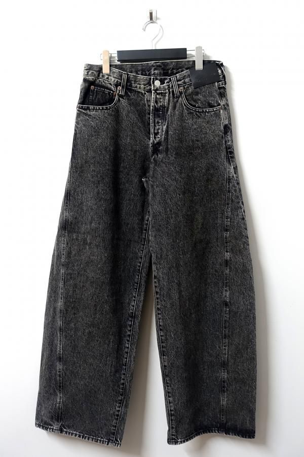 ssstein(シュタイン)× UMBRO/DEFORMATION WIDE DENIM JEANS/BLACK 通販