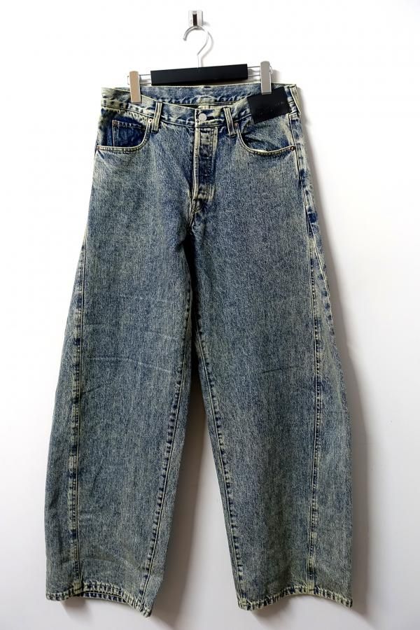 ssstein(シュタイン)× UMBRO/DEFORMATION WIDE DENIM JEANS/INDIGO