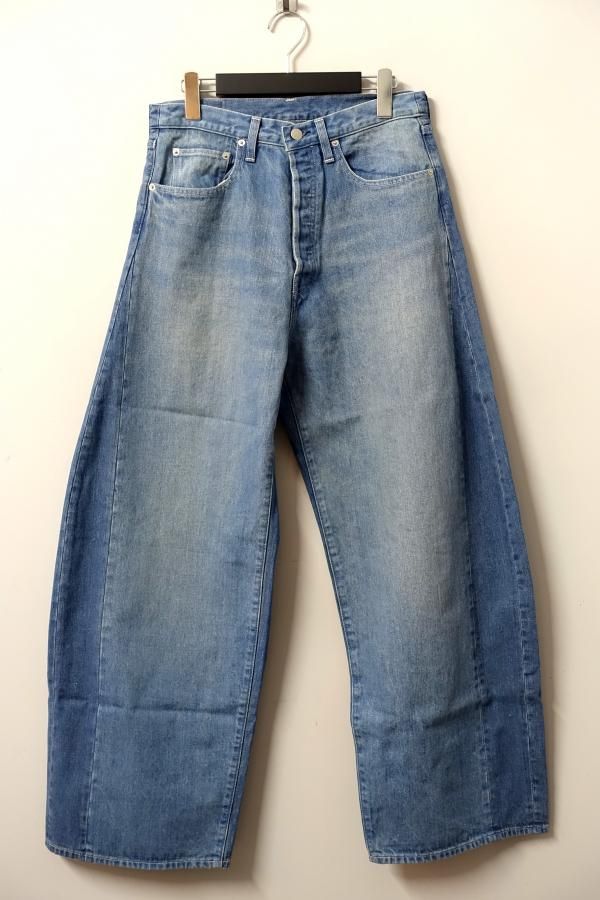 ssstein(シュタイン)/DEFORMATION WIDE DENIM JEANS/INDIGO 通販
